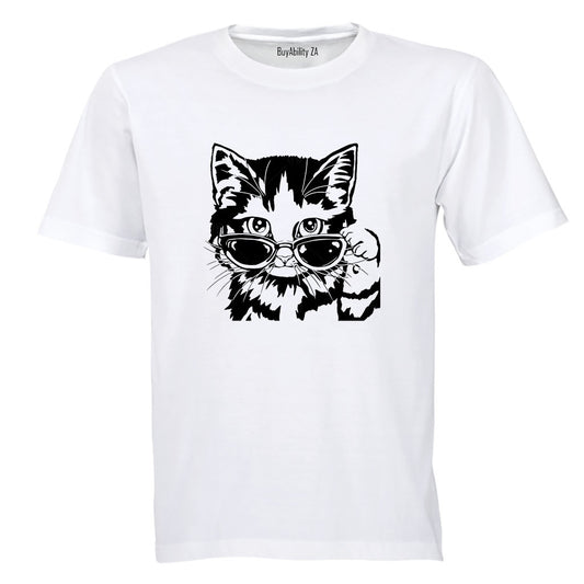Sunglasses Cat - Adults - T-Shirt