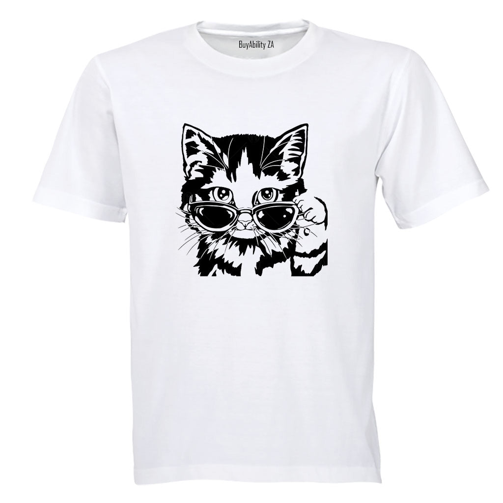 Sunglasses Cat - Kids T-Shirt