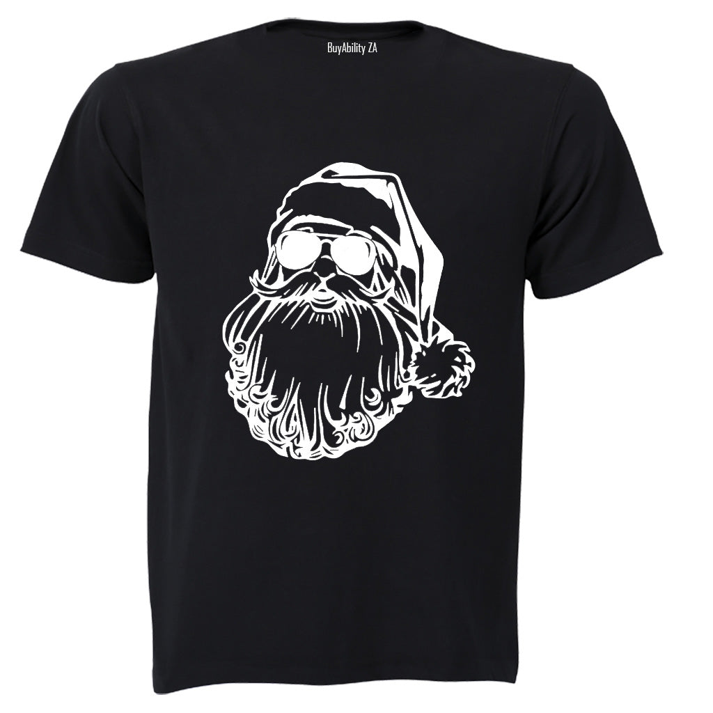 Sunglasses Christmas Santa - Adults - T-Shirt
