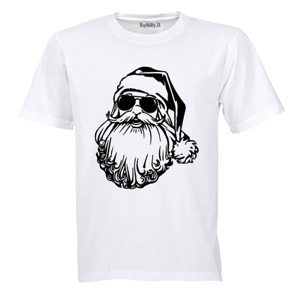 Sunglasses Christmas Santa - Kids T-Shirt