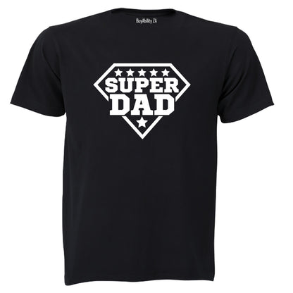 Super Dad - Stars - Adults - T-Shirt - BuyAbility South Africa