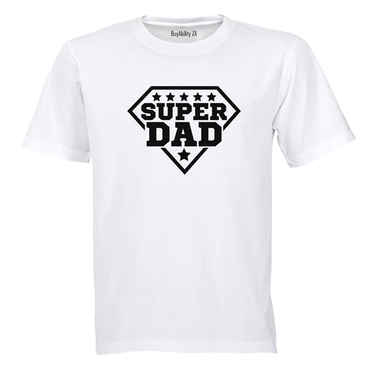 Super Dad - Stars - Adults - T-Shirt - BuyAbility South Africa