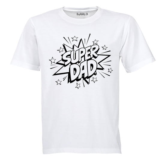 Super Dad - Stars - Adults - T-Shirt