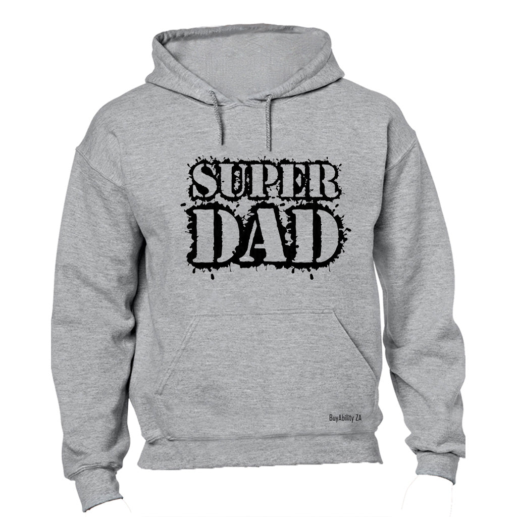 Super Dad - Stencil - Hoodie - BuyAbility South Africa
