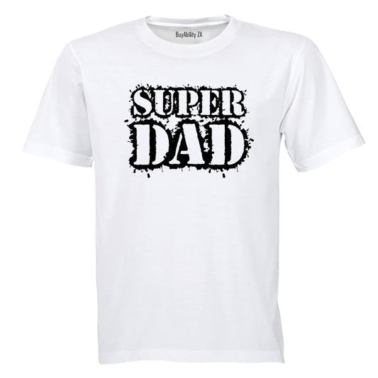 Super Dad - Stencil - Adults - T-Shirt - BuyAbility South Africa