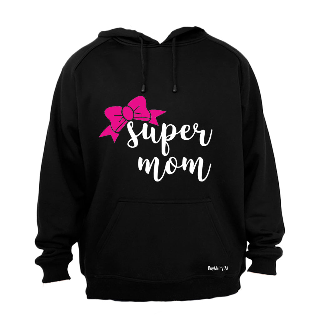 Super Mom - Pink Bow - Hoodie