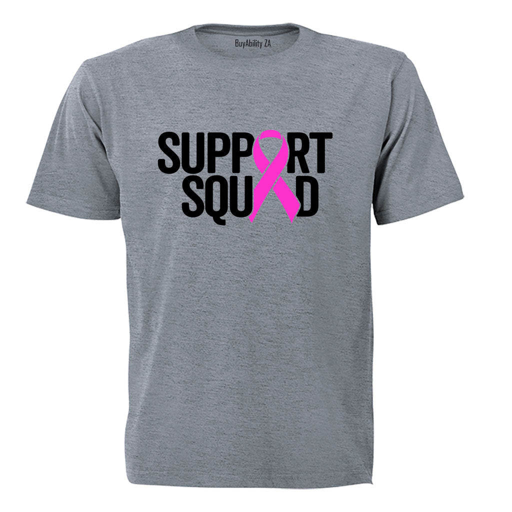 Support Squad - Cancer Ribbon - Adults - T-Shirt