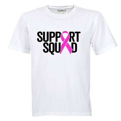 Support Squad - Cancer Ribbon - Adults - T-Shirt - BuyAbility