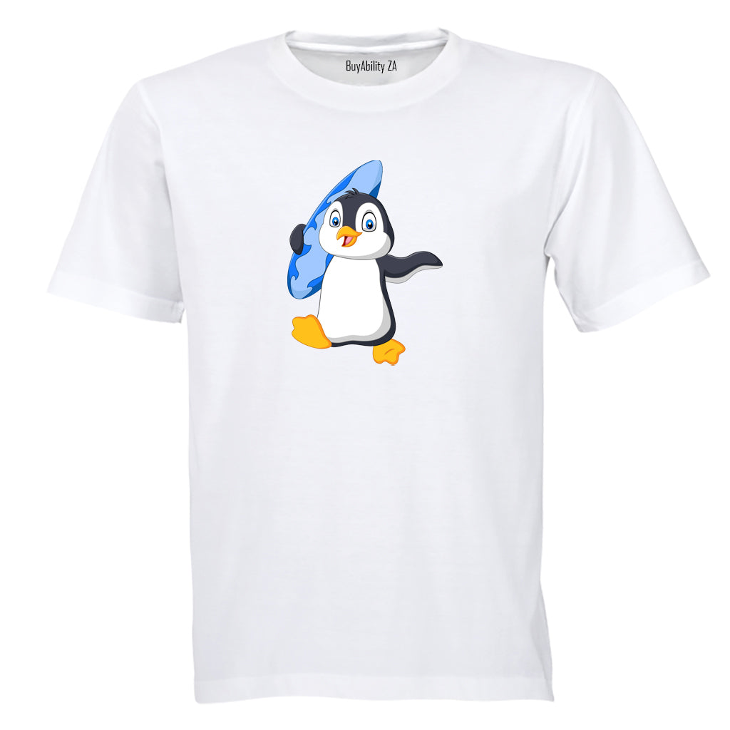 Surf Penguin - Kids T-Shirt