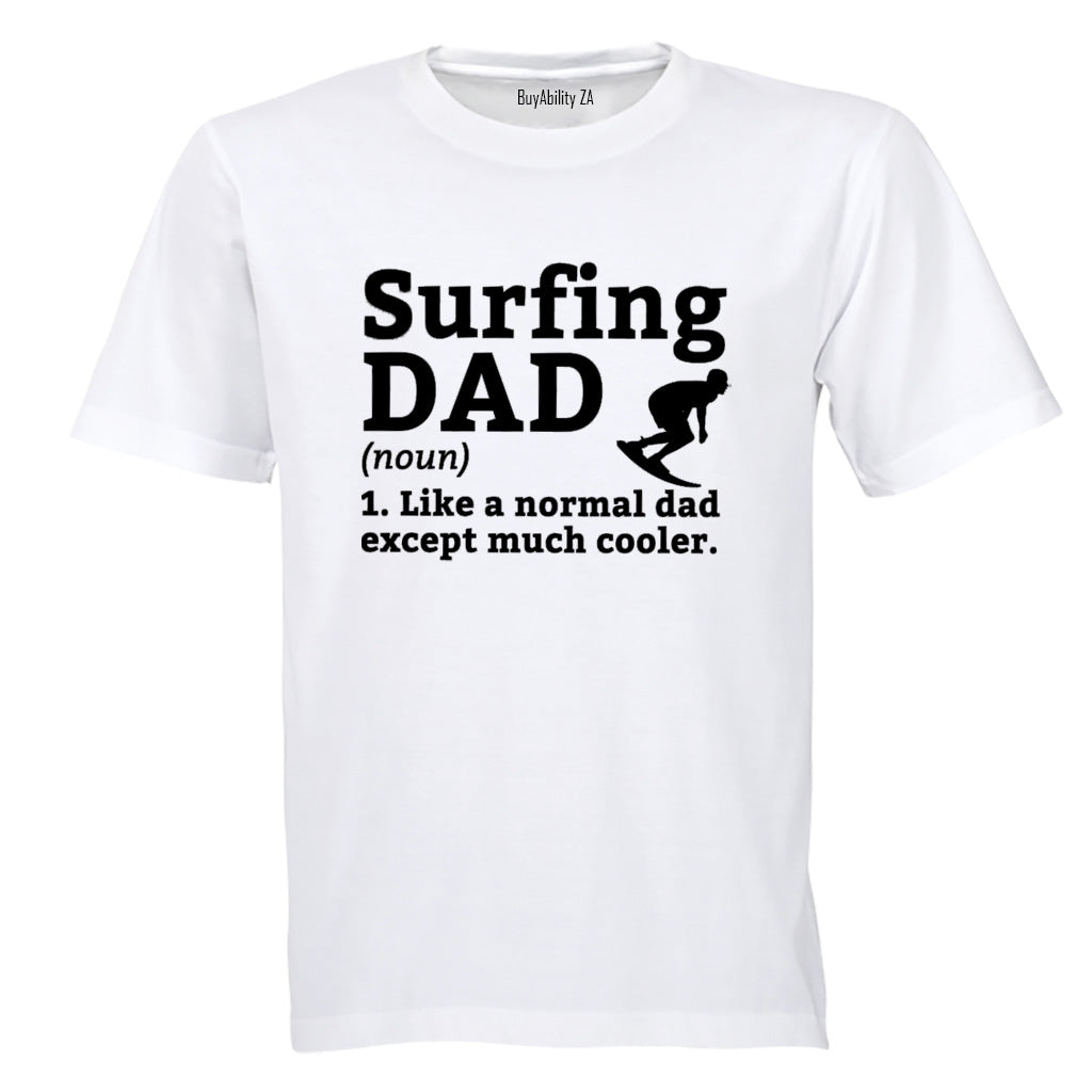Surfing Dad Definition - Adults - T-Shirt