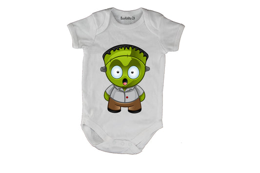 Surprised Frankenstein - Halloween - Baby Grow