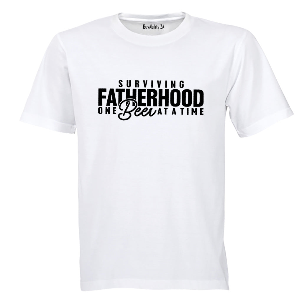 Surviving Fatherhood - Beer - Adults - T-Shirt