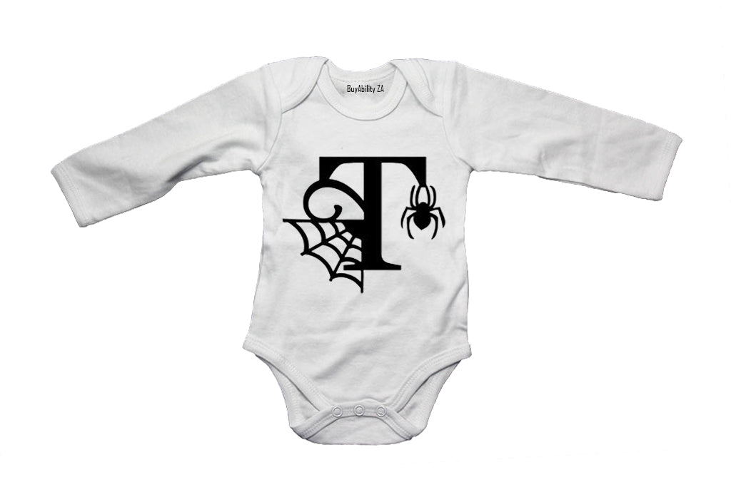T - Halloween Spiderweb - Baby Grow