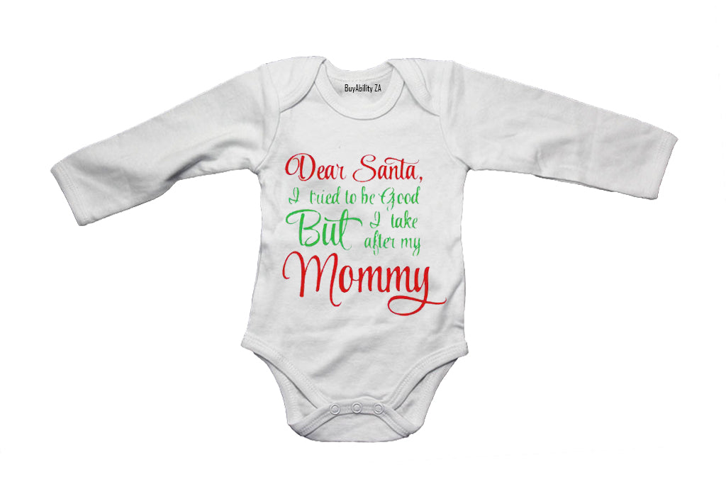 Take After My Mommy - Christmas - Baby Grow