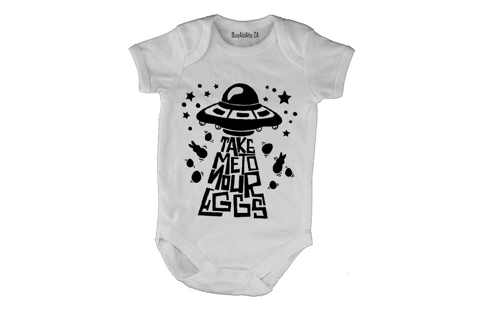 Take Me - Easter Eggs - Baby Grow