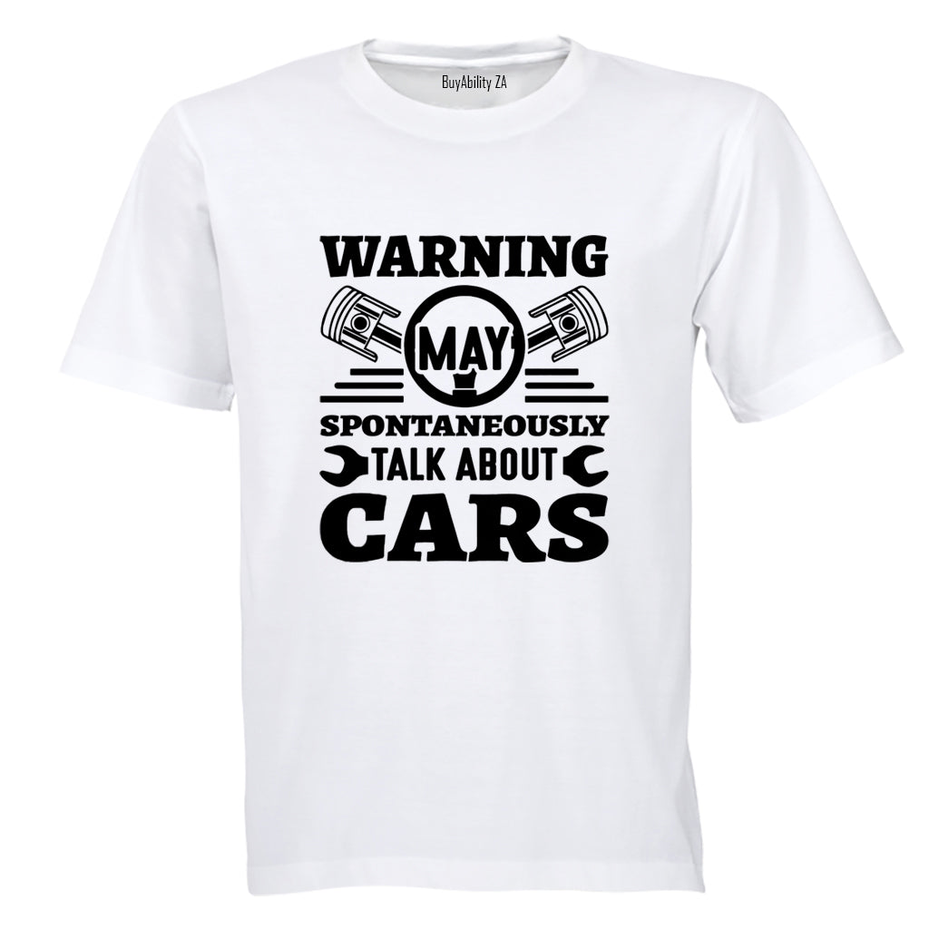 Talk About Cars - Adults - T-Shirt - BuyAbility South Africa