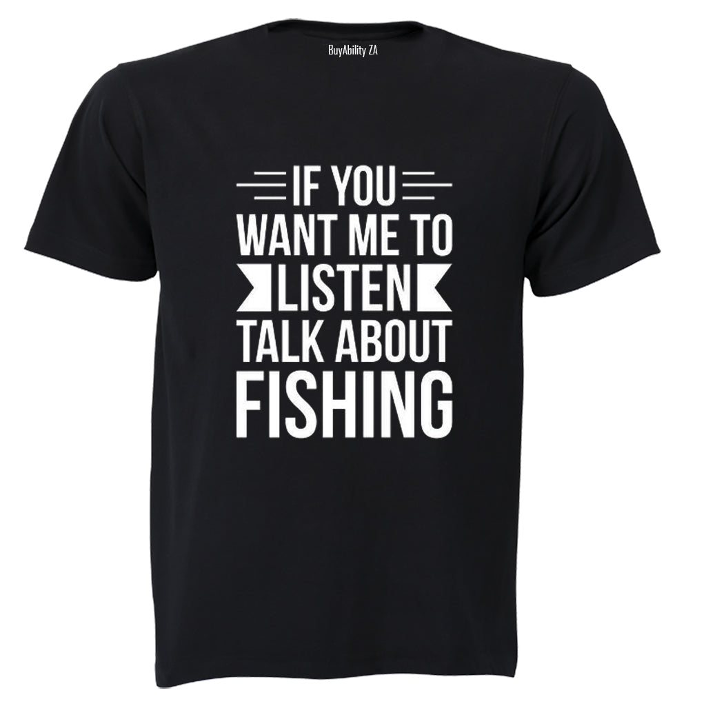 Talk About Fishing - Adults - T-Shirt - BuyAbility South Africa