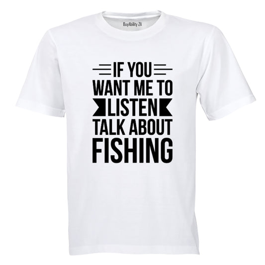 Talk About Fishing - Adults - T-Shirt - BuyAbility South Africa