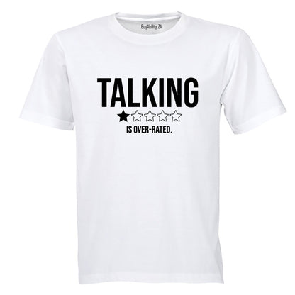 Talking - Over Rated - Adults - T-Shirt - BuyAbility South Africa