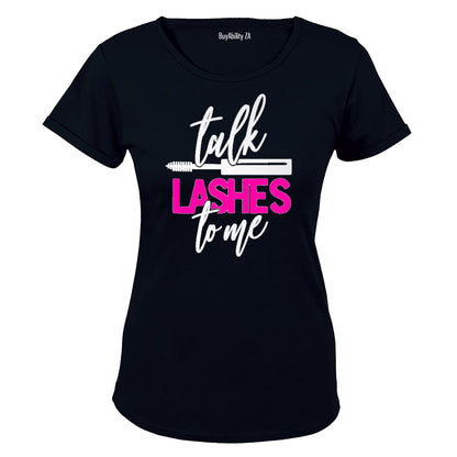 Talk Lashes to Me - Ladies - T-Shirt