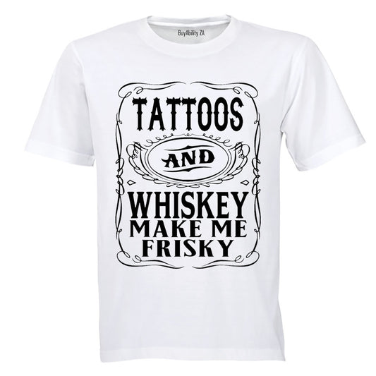 Tattoos & Whiskey - Adults - T-Shirt
