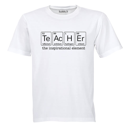 Teacher Element - Adults - T-Shirt - BuyAbility South Africa