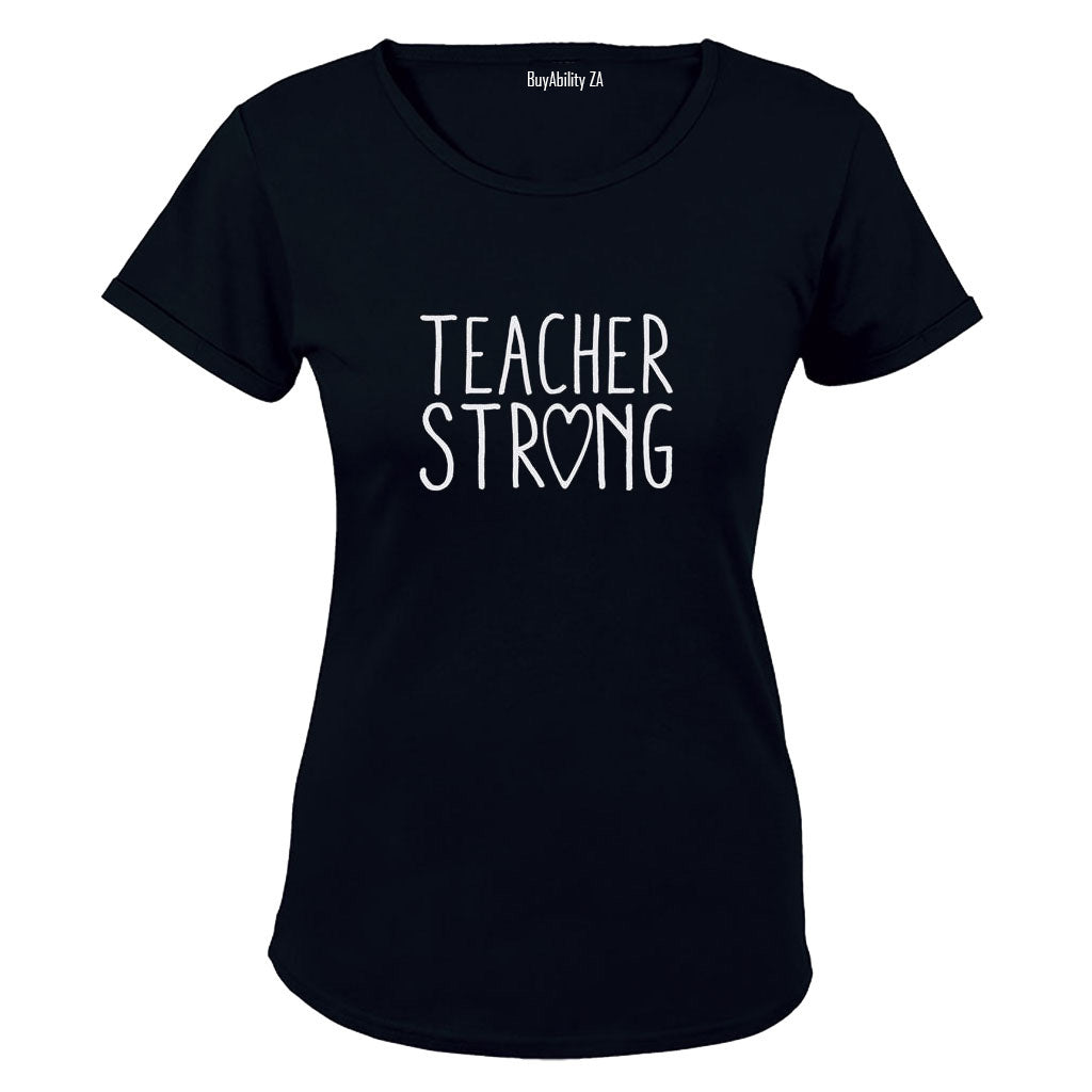 Teacher Strong - Heart - Ladies - T-Shirt