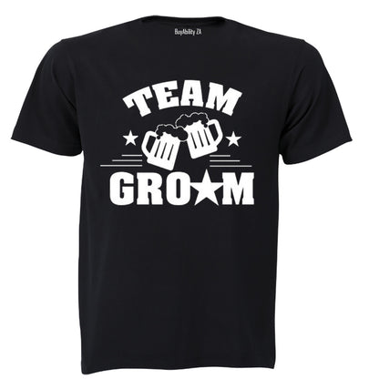 Team Groom - Beer - Adults - T-Shirt
