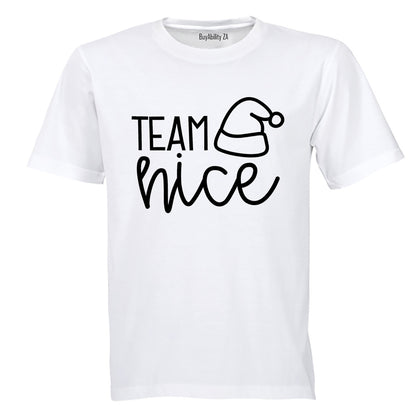 Team Nice - Christmas - Adults - T-Shirt - BuyAbility