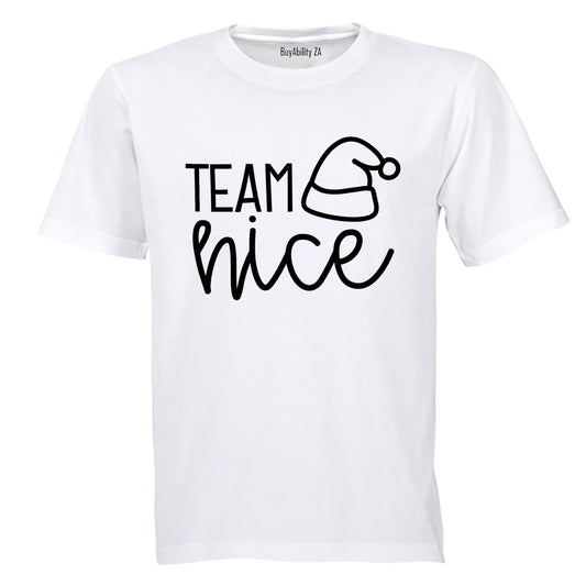 Team Nice - Christmas - Adults - T-Shirt - BuyAbility