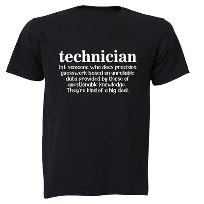 Technician Definition - Adults - T-Shirt - BuyAbility South Africa