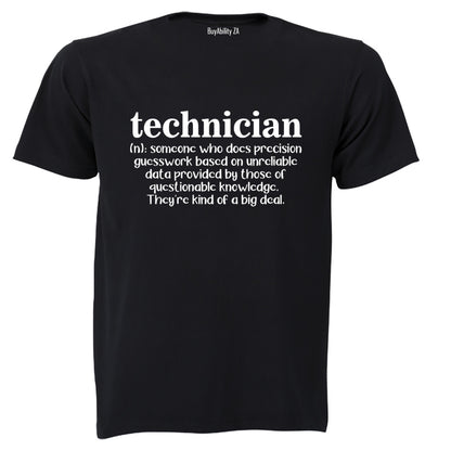 Technician Definition - Adults - T-Shirt