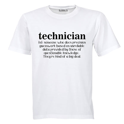 Technician Definition - Adults - T-Shirt