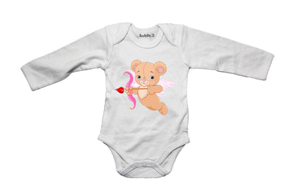 Valentine Teddy Cupid - Baby Grow