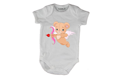 Valentine Teddy Cupid - Baby Grow