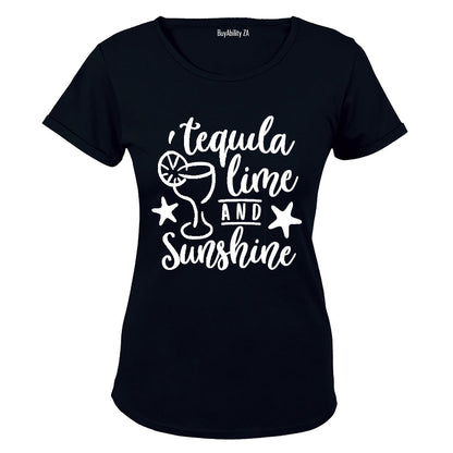 Tequila, Lime & Sunshine - Ladies - T-Shirt