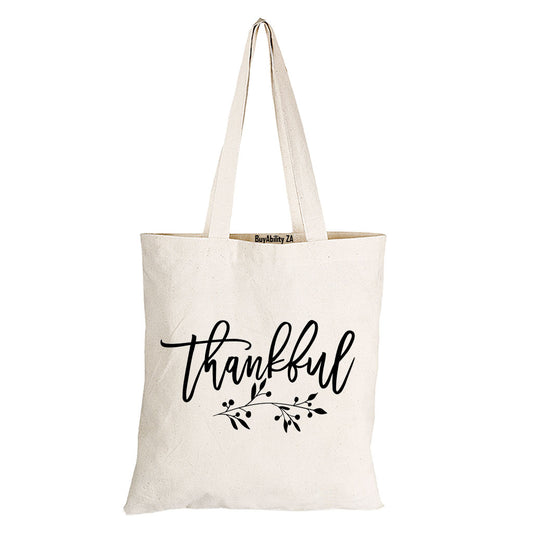 Thankful - Eco-Cotton Natural Fibre Bag - BuyAbility South Africa