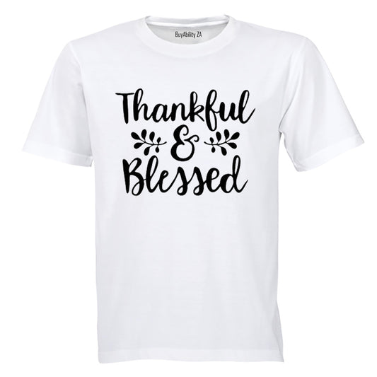 Thankful & Blessed - Kids T-Shirt