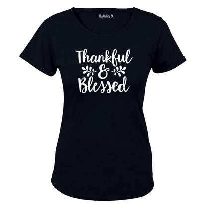 Thankful & Blessed - Ladies - T-Shirt
