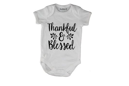 Thankful & Blessed - Baby Grow