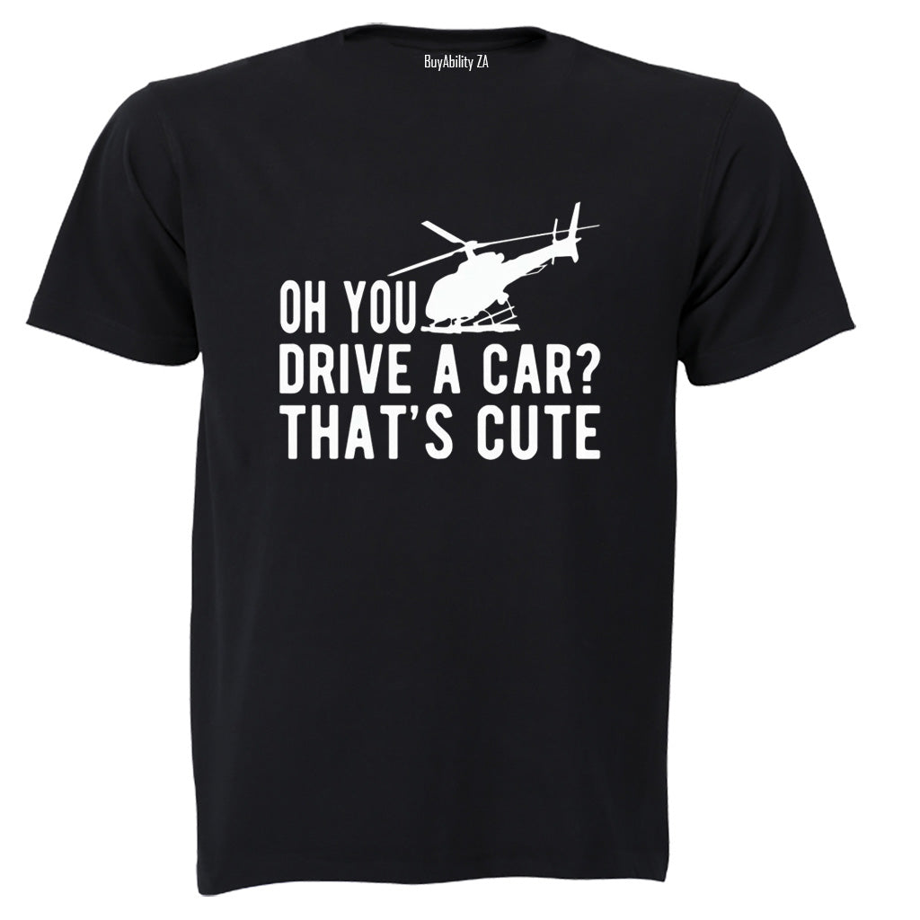 That's Cute - Helicopter - Adults - T-Shirt - BuyAbility
