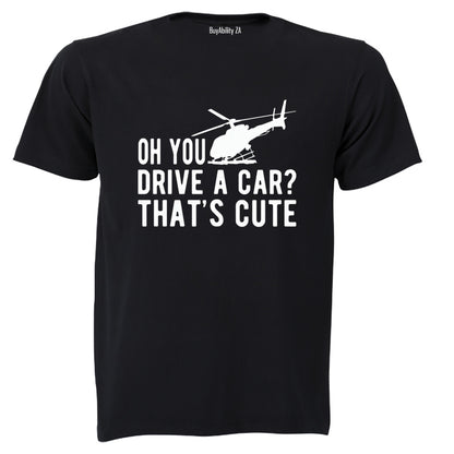 That's Cute - Helicopter - Adults - T-Shirt - BuyAbility