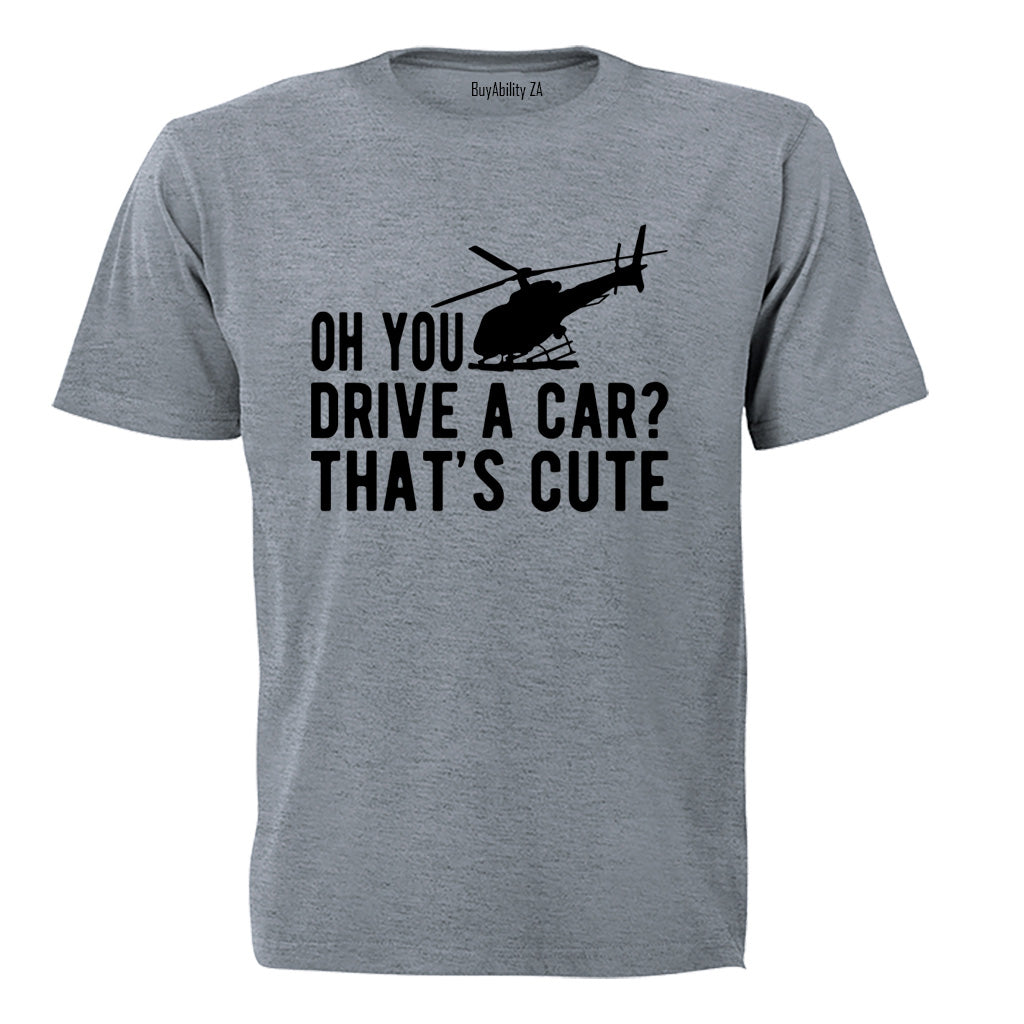 That's Cute - Helicopter - Adults - T-Shirt - BuyAbility