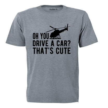 That's Cute - Helicopter - Adults - T-Shirt - BuyAbility