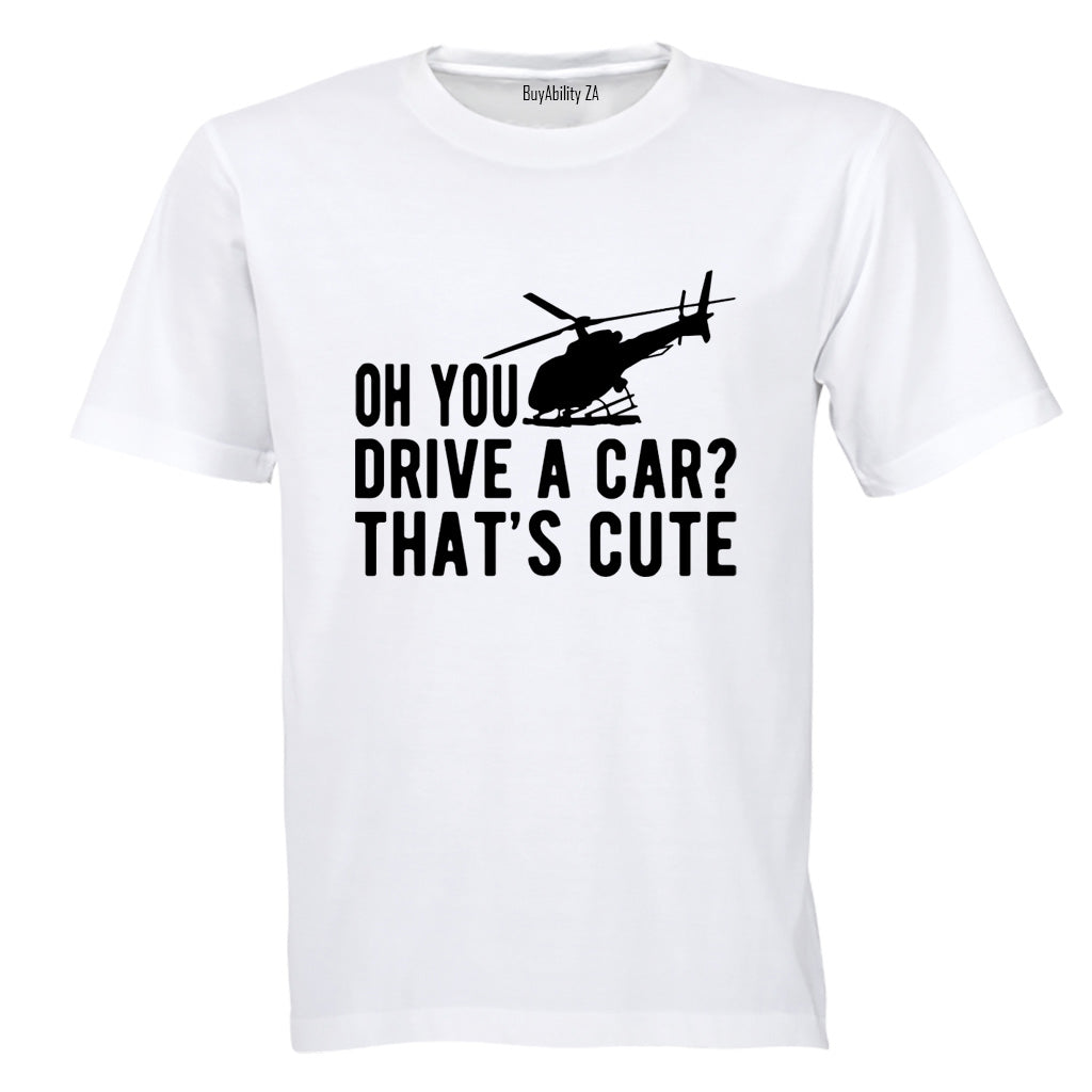 That's Cute - Helicopter - Adults - T-Shirt - BuyAbility