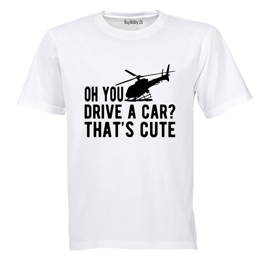 That's Cute - Helicopter - Adults - T-Shirt - BuyAbility