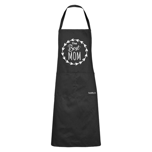 The Best Mom - Wreath - Apron