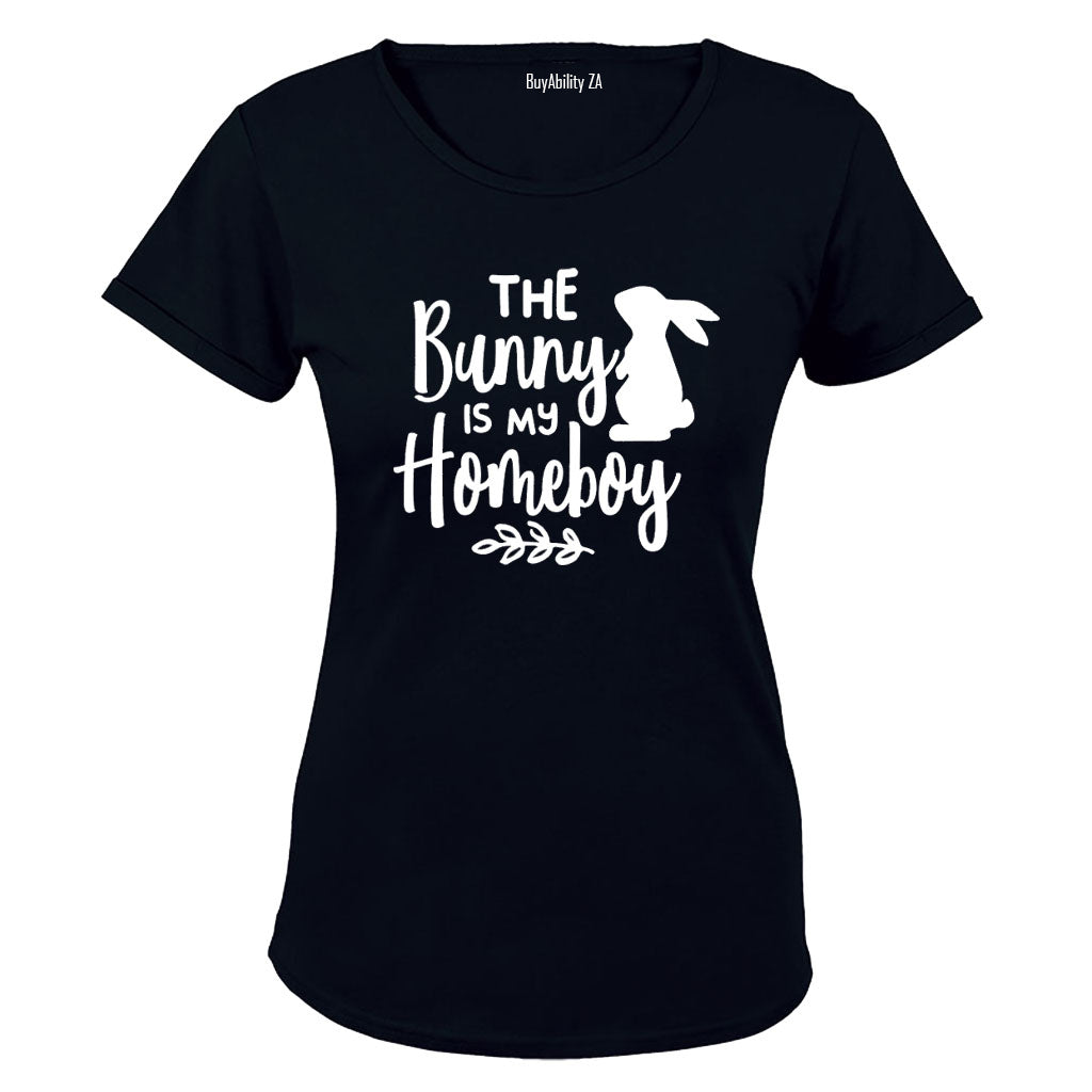 The Bunny is my Homeboy - Easter - Ladies - T-Shirt