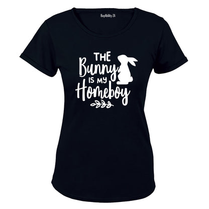 The Bunny is my Homeboy - Easter - Ladies - T-Shirt