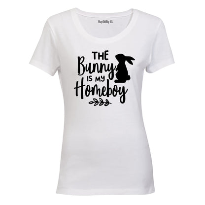 The Bunny is my Homeboy - Easter - Ladies - T-Shirt
